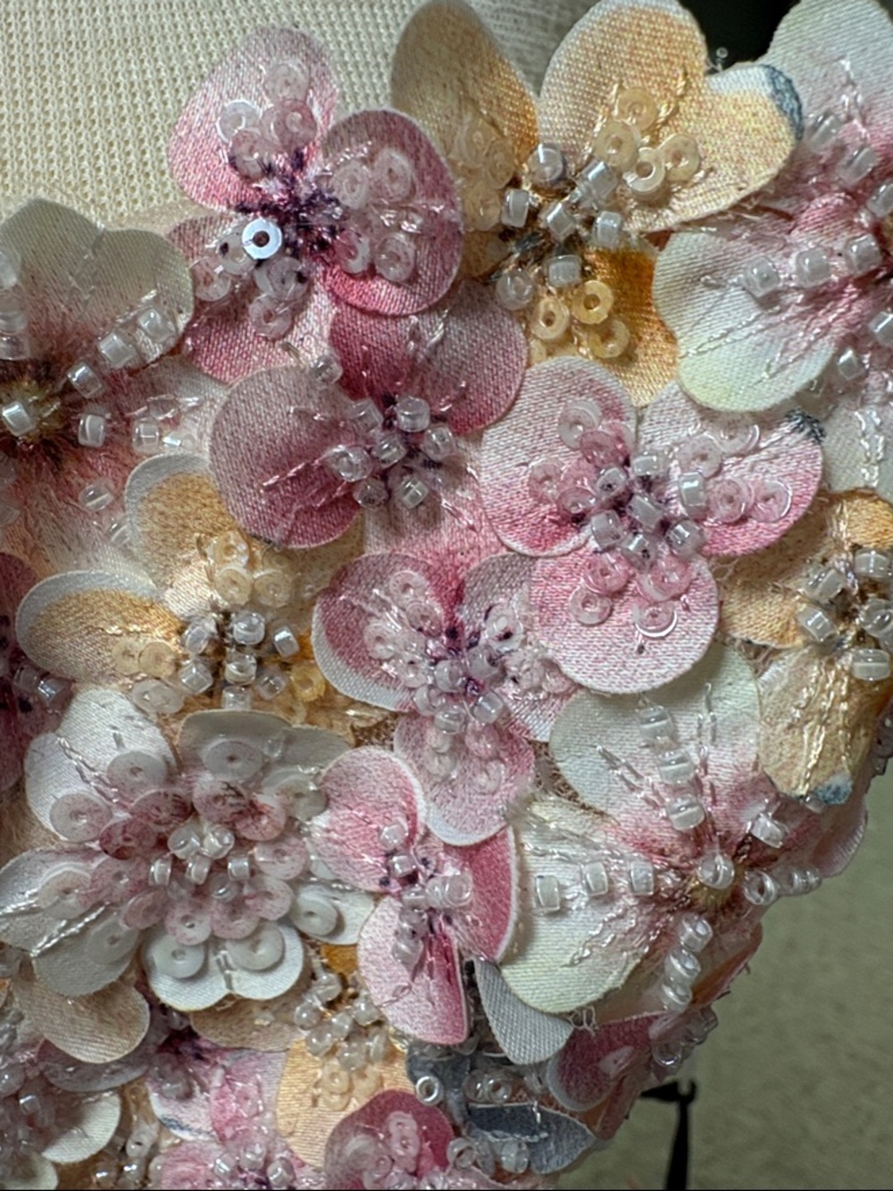 Prom dress alyceparis #61986 floral French pink - Picture 9 of 11
